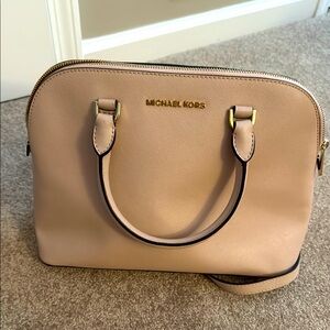 Michael Kors Tan Leather Satchel
